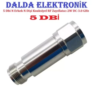 5 Dbi N Erkek N Dişi Zayıflatıcı 2w DC-3GHz