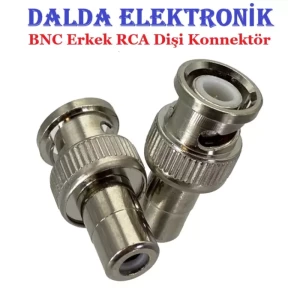 Bnc Erkek Rca Dişi Konnektör