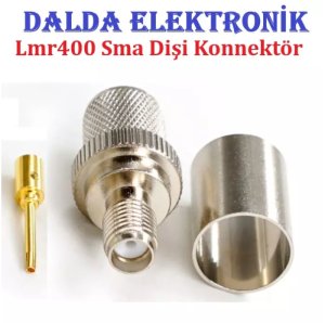 Lmr400 Sma Dişi Sıkmalı Konnektör