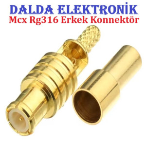 Mcx Rg316 Erkek Konnektör