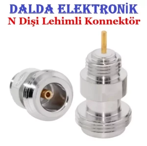 N Dişi Lehimli Konnektör