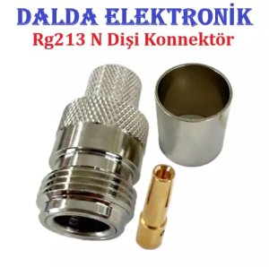 Rg213 N Dişi Sıkmalı Konnektör