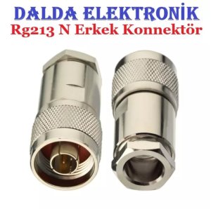 Rg213 N Erkek Vidalı Konnektör