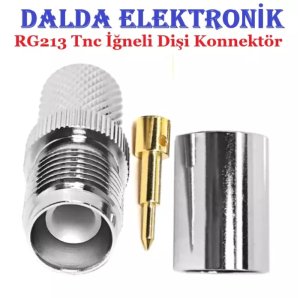 Rg213 Tnc İğneli Dişi Konnektör