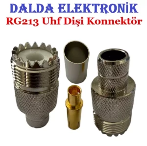 RG213 Uhf Dişi Konnektör