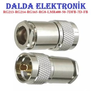 Rg213 Uhf Erkek Vidalı Konnektör