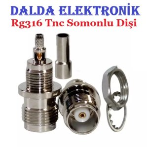 Rg316 Tnc Somonlu Dişi Konnektör
