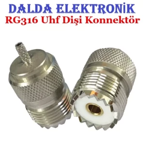 RG316 Uhf Dişi Konnektör