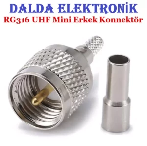 RG316 Uhf Mini Erkek Konnektör