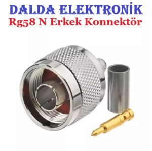 Rg58 N Erkek Sıkmalı Konnektör