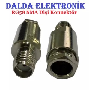 Rg58 Sma Dişi Konnektör
