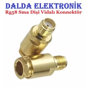 Rg58 Sma Dişi Vidalı Konnektör