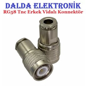 RG58 Tnc Erkek Vidalı Konnektör