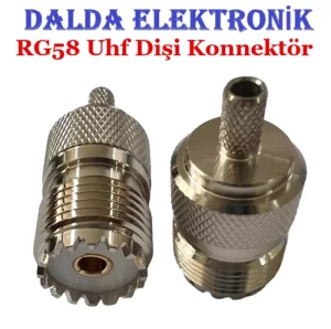 RG58 Uhf Dişi Konnektör