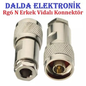Rg6 N Erkek Vidalı Konnektör