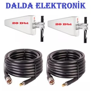 SuperBox Modem 20 Dbi Anten 5+5 Toplam 10M Kablo