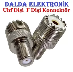 Uhf Dişi  F Dişi Konnektör
