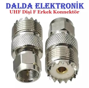 Uhf Dişi F Erkek Konnektör