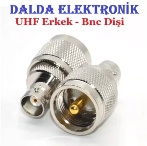 Uhf Erkek Bnc Dişi Konnektör
