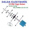 10 Dbi Yagi Anten