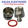 7/8 N Dişi Konnektör