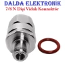 7/8 N Dişi Vidalı Konnektör