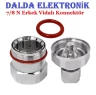7/8 N Erkek Vidalı Konnektör