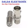 Bnc Dişi F Dişi Konnektör