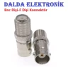 Bnc Dişi F Dişi Konnektör
