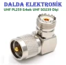 UHF PL-259 Erkek UHF SO239 Dişi Konnektör