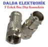 F Erkek Bnc Dişi Konnektör