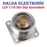 L29 7/16 Din dişi konnektör