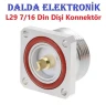L29 7/16 Din dişi konnektör