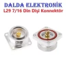 L29 7/16 Din dişi konnektör