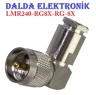 Lmr240 UHF PL259 90 Dik Açı Erkek Konnektör