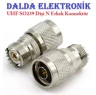 N Erkek Uhf Dişi Konnektör