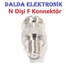 N Tipi Dişi F Tipi Konnektör