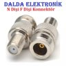 N Dişi F Dişi Konnektör