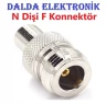 N Tipi Dişi F Tipi Konnektör