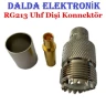 RG213 Uhf Dişi Konnektör