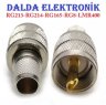Rg213 Uhf Pl259 Erkek Sikmali Konnektör