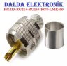 Rg213 Uhf Pl259 Erkek Sikmali Konnektör