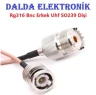 Rg316 Bnc Erkek Uhf SO239 Dişi Konnektör