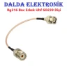 Rg316 Bnc Erkek Uhf SO239 Dişi Konnektör