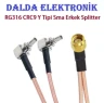 RG316 CRC9 Y Tipi Sma Erkek Splitter