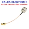RG316 N Erkek Sma Erkek Konnektör