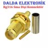 Rg316 Sma Dişi Sıkmalı Konnektör