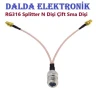 RG316 Splitter N Dişi Çift Sma Dişi Konnektör