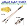 RG316 TS9 Erkek Sma Dişi Konnektör