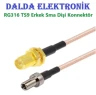 RG316 TS9 Erkek Sma Dişi Konnektör